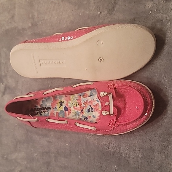 0472. EUC ~ How CUTE Are These? 😍 Pink w/Sequins ~ SPARKLY ✨️ 💖Size 7 ~ - Picture 3 of 7